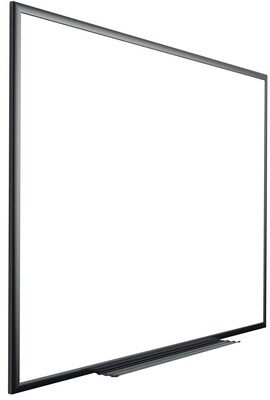 U Brands Magnetic Dry Erase Whiteboard, Black Aluminum Frame, 47 x 35 (074U00-01)