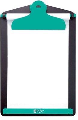 U Play Childrens Giant Clipboard, Wall Easel, Premium Chalk Surface
