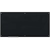 U Brands Glass Dry Erase Board, 70 x 35, Black Surface, Frameless (173U00-01)