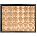 U Brands Fashion Cork Bulletin Board, 20 x 16, Black Finish Frame