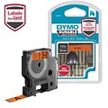 DYMO D1 Durable Labeling Tape for LabelManager Label Makers, Black on Orange, 1/2 W x 10 L, 1 Cartridge (1978367)