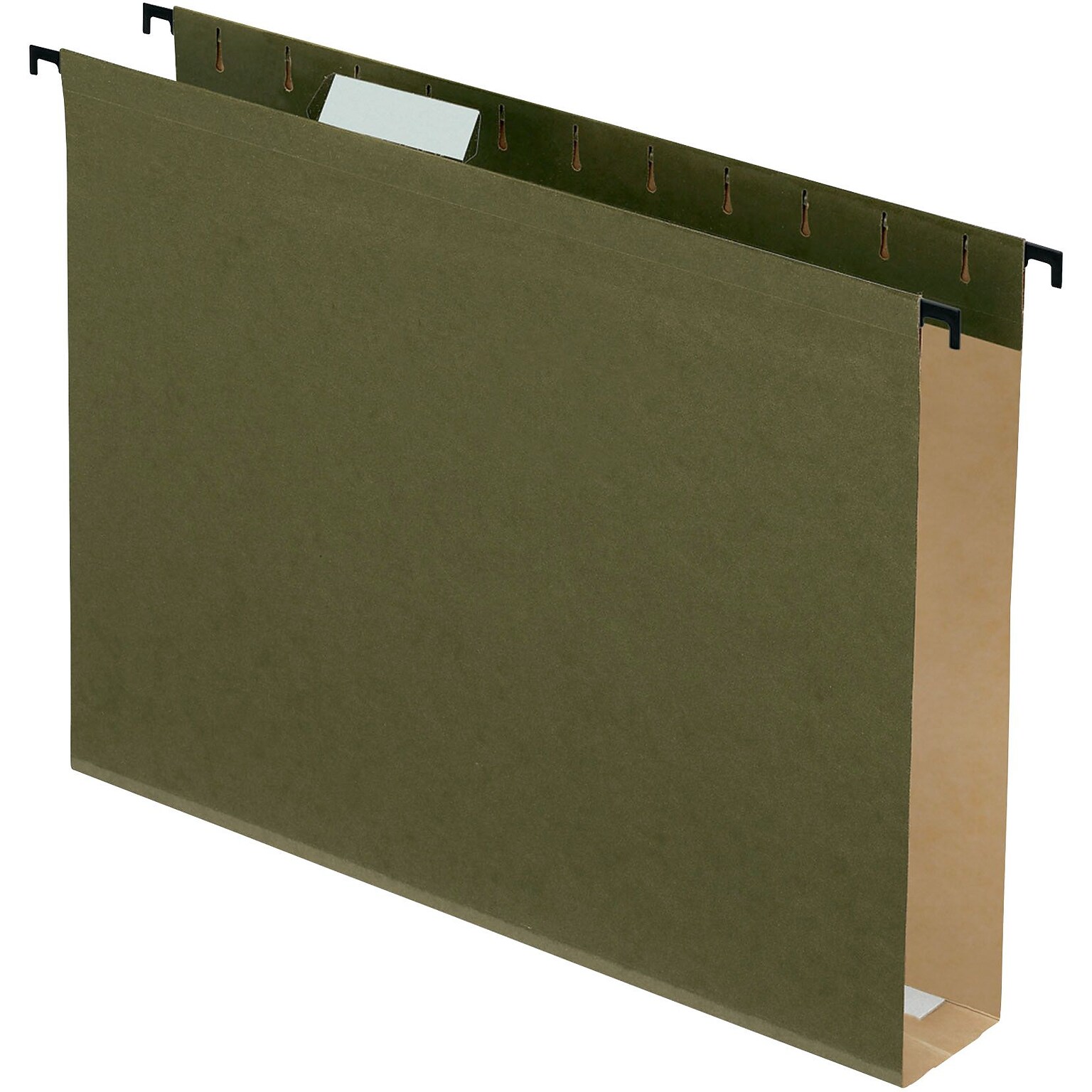 Pendaflex SureHook 1/5 Cut Tab Extra Capacity Reinforced Hanging Folder, 8.5 x 11, Standard Green, 10/Box (6152X2R)