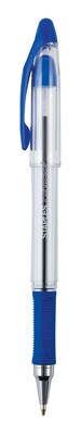Staples® Icebreaker™ Ballpoint Stick Pens, Medium Point, 1.0mm, Blue, 12/Pack (18281)