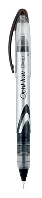 OptiFlow™ Needle-Tip Rollerball Pens, Fine Point, Black, Dozen (15194)