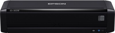 Epson ES-300W Wireless Duplex Mobile Color Document Scanner with Auto Document Feeder