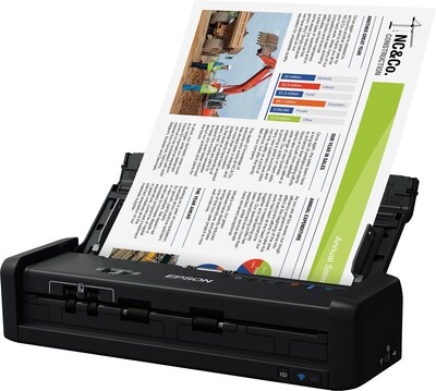 Epson ES-300W Wireless Duplex Mobile Color Document Scanner with Auto Document Feeder
