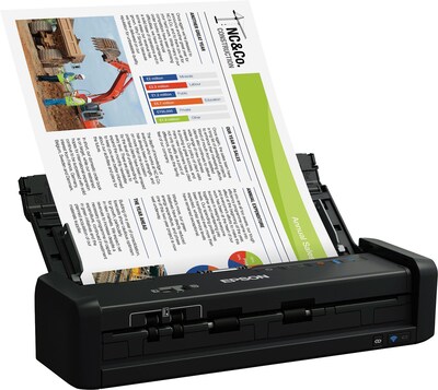 Epson ES-300W Wireless Duplex Mobile Color Document Scanner with Auto Document Feeder