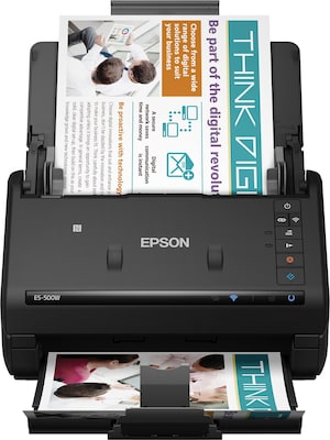 Epson WorkForce ES-500W Wireless Duplex Document Scanner