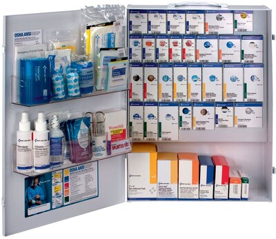SmartCompliance XL Food Service First Aid Cabinet without Medications, ANSI Class B, 150 People, 785