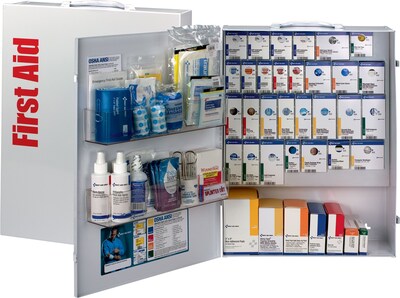 SmartCompliance XL Food Service First Aid Cabinet without Medications, ANSI Class B, 150 People, 785