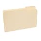 Quill Brand® 2-Ply File Folders, Assorted Tabs, 1/3-Cut, Legal Size, Manila, 100/Box (770137)