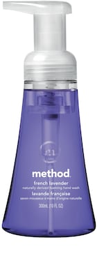 Method Foaming Hand Wash, Lavender Scent, 10 oz. Pump Dispenser (MTH00363)