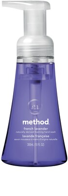 Method Foaming Hand Wash, Lavender Scent, 10 oz. Pump Dispenser