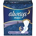 Always® Maxi Pads, Extra Heavy Overnight, 6 Packs/Carton