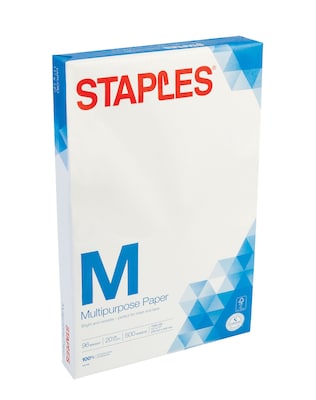 Staples 11 x 17 Multipurpose Paper, 20 lbs., 96 Brightness, 500/Ream (05033)