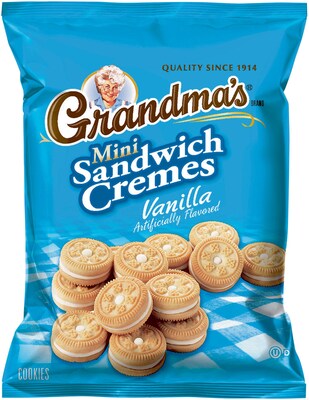 Grandmas Cookies Mini Vanilla Sandwich Cremes