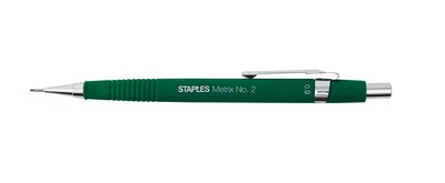 Staples® Metrix™ Mechanical Pencils, 0.9mm, #2 Medium Lead, 3/Pack (50798)