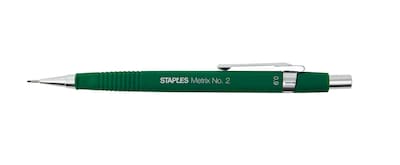 Staples® Metrix™ Mechanical Pencils, 0.9mm, #2 Medium Lead, 3/Pack (50798)