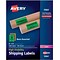 Avery(R) High Visibility Shipping Labels 05964, Neon Assorted, 2 x 4, Pack of 1000