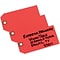 Avery Unstrung Shipping Tags, 4-3/4 x 2-3/8, Red, 1,000 Tags/Box (12345)