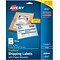 Avery Shipping with Paper Receipts Inkjet Label, 7 5/8 x 7 5/8, White, 25 Labels/Pack (8127)