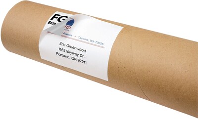 Avery White Laser/Inkjet Shipping Labels with TrueBlock, 3 x 4, 40/Pack (5286)