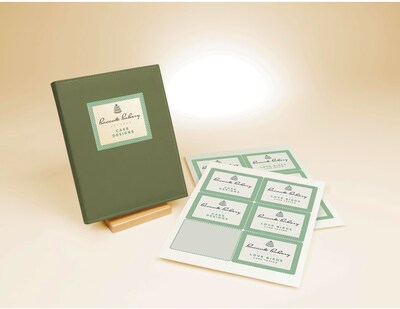 Avery Print-to-the-Edge Pearlized Ivory Rectangle Labels, 3" x 3-3/4", Pack of 48 (22823)