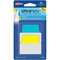 Avery Big Tab Ultra Tabs Index Tabs, 20-Tabs, 20/Pack (74765)