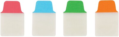 Avery® Mini Ultra Tabs™, Primary (Red, Blue, Orange, Green), 1 x 1-1/2, Pack of 40 Repositionable, Two-Side Writable Tabs