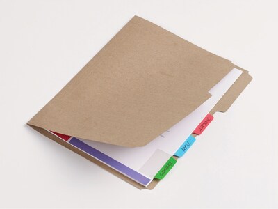 Avery Ultra Tabs Index Tabs, Assorted, 48-Tabs, 48/Pack (74757)