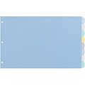 Avery Durable Write & Erase Blank Plastic Dividers, 8-Tab, Assorted Colors, Set (16132)