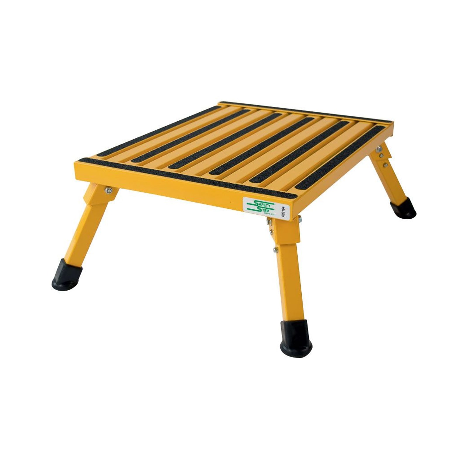 Safety Step Large Folding Aluminum Step, 100lb. (F-08C-Y)