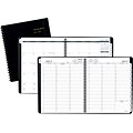 2017-2018 AT-A-GLANCE® Academic Weekly/Monthly Appointment Book/Planner, 12 Months, Black, 9-1/8 x 11
