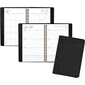 2017-2018 AT-A-GLANCE® Academic Contemporary Weekly/Monthly Planner, 12 Months, Black, 4-7/8 x 8
