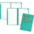 2017-2018 AT-A-GLANCE® Academic Aspire Weekly/Monthly Planner, 12 Months, Mint Blue, 4-7/8 x 8