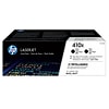 HP 410X Black High Yield Toner Cartridge, 2/Pack (CF410XD)