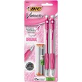 BIC Velocity SGK Mechanical Pencil, 0.7 MM, Pink Barrel, 2/Pack (MV7P21SGK)