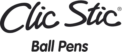 BIC Clic Stic Retractable Ballpoint Pen, Medium Point, 1.0mm, Black Ink, 24/Pack (CSM241-BLK)
