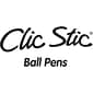 BIC Clic Stic Retractable Ballpoint Pen, Medium Point, 1.0mm, Black Ink, 24/Pack (CSM241-BLK)