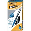 BIC Grip Rollers Rollerball Pen, Extra Fine Point, Blue Ink, Dozen (31195)