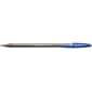 BIC Cristal Ballpoint Stick Pens, Bold Point, Blue Ink, 24/Box ( MSBP241-BLU)