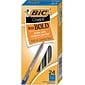 BIC Cristal Ballpoint Stick Pens, Bold Point, Blue Ink, 24/Box ( MSBP241-BLU)