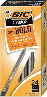  BIC Cristal Xtra Bold Ballpoint Pen, Bold Point (1.6