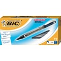 BIC Intensity Permanent Pens, Fine Point (0.5mm), Blue, Dozen (FPIN11BE)