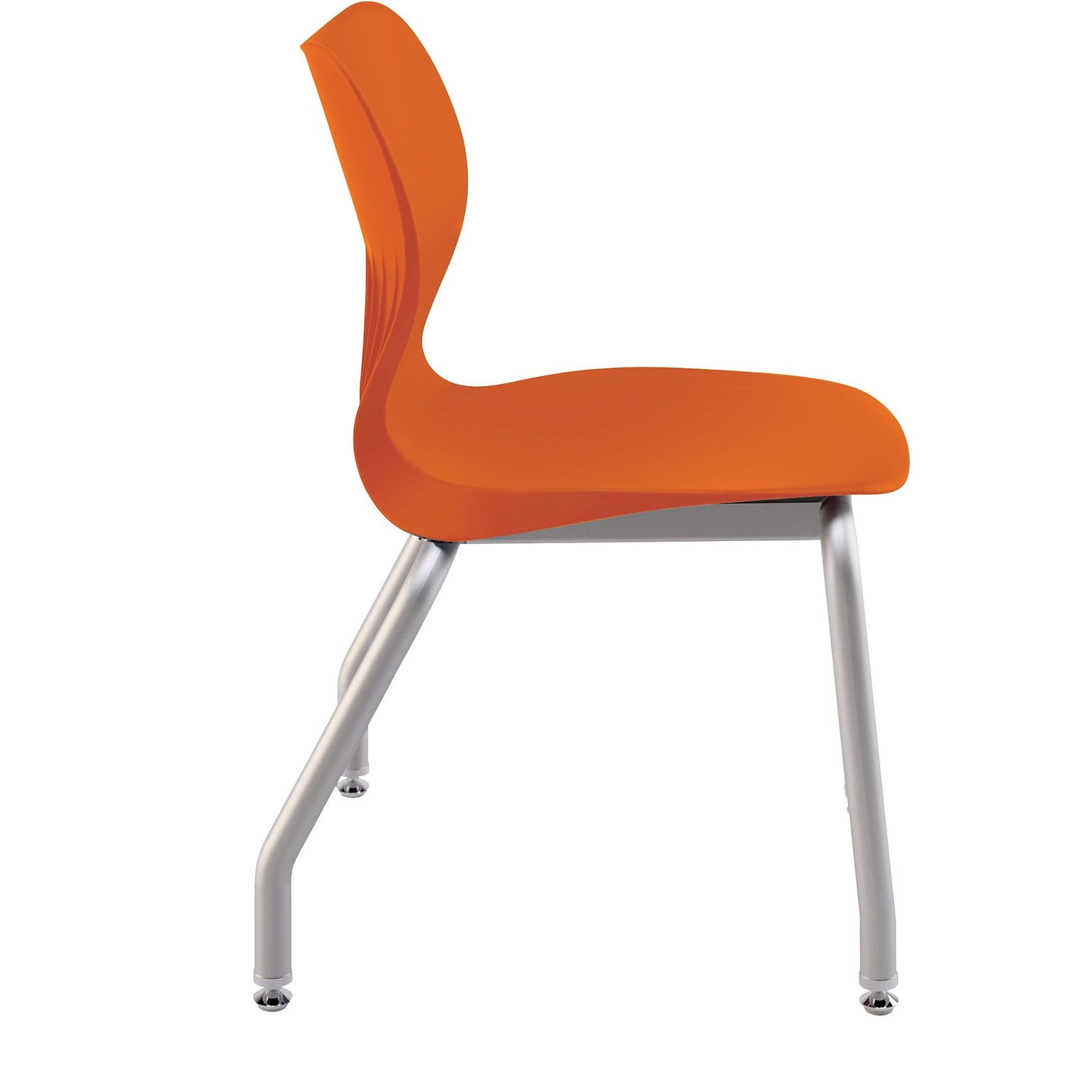 HON® SmartLink® 16 4-Leg Student Stacking Chair, Tangelo, 4/Carton