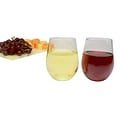 Table Mate Plastic Stemless Wine Glasses, 12 oz., 6/Pack (0211)
