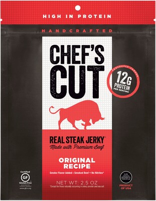 Chefs Cut Real Steak Original Recipe Beef Jerky, 2.5 oz. (CCR00500)