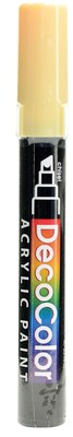 Marvy Uchida Decocolor Acrylic Paint Markers Pale Orange Chisel Tip [Pack Of 6]