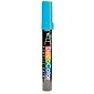 Marvy Uchida Decocolor Acrylic Paint Markers Light Blue Chisel Tip [Pack Of 6]