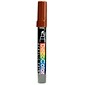 Marvy Uchida Decocolor Acrylic Paint Markers Brown Chisel Tip [Pack Of 6]
